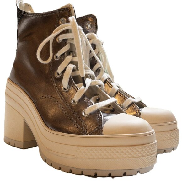 Converse Chuck 70 De Luxe Heel Metallic Silver 8.5 - Picture 2 of 16